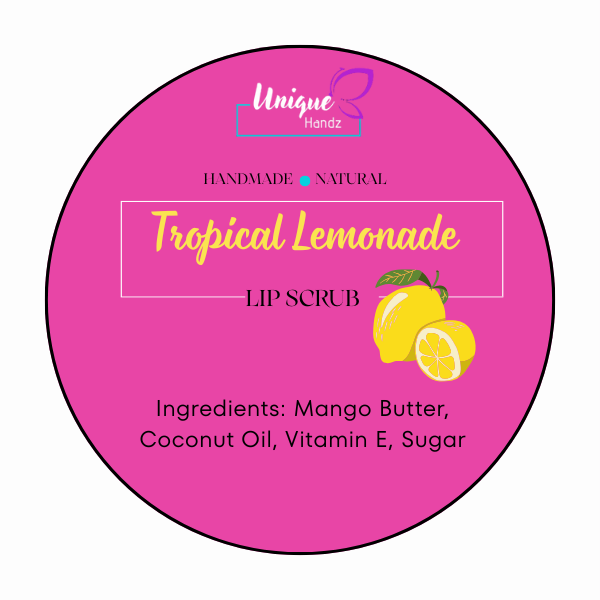 Tropical Lemonade Lip Balm & Scrub Set
