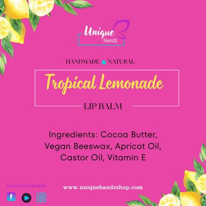 Tropical Lemonade Lip Balm &  Scrub Set